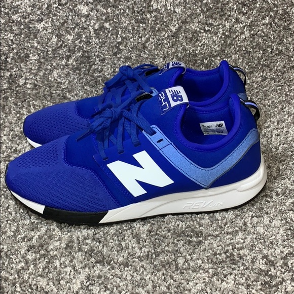 MENS NEW BALANCE SHOES 247 "ROYAL BLUE" MRL247J2 - Picture 2 of 8